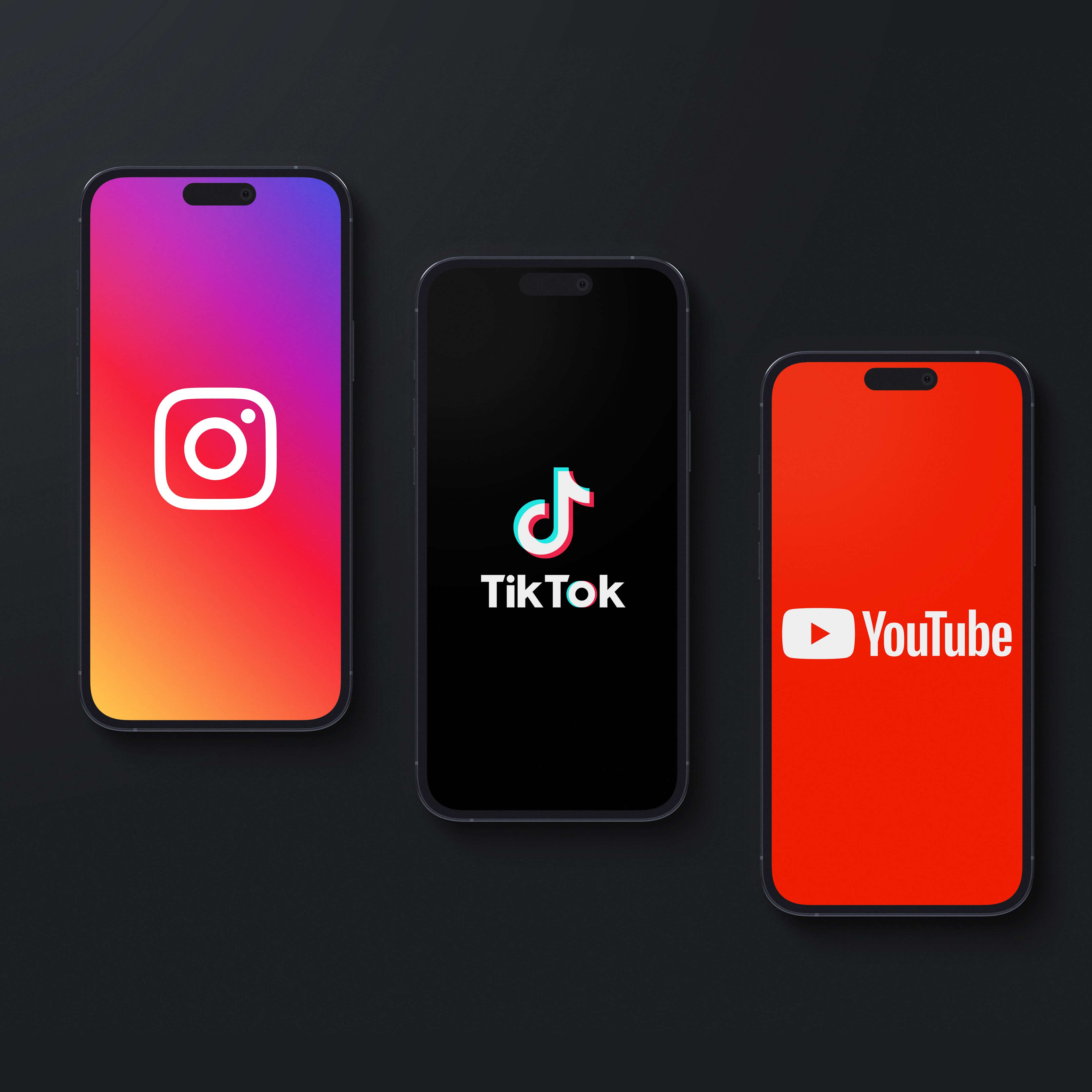 Instagram・TikTok・YouTube ショート動画プラットフォーム
